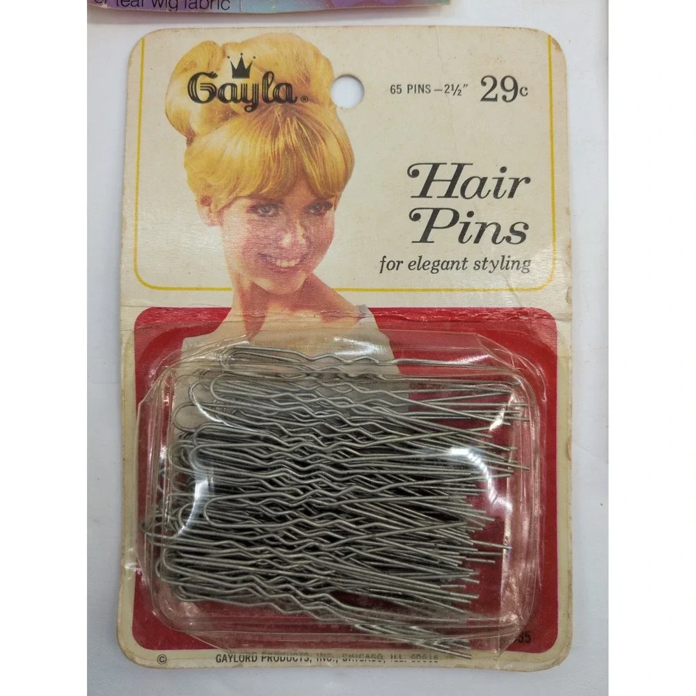 VNTG MIXED LOT😍Goody Wilhold Tovar Tress Hair Bobby Gayla Bob Pins Gaylord Ball